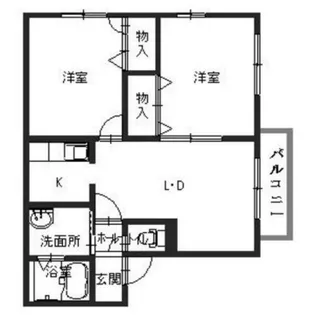パラッツオ香寺【2階】の間取り
