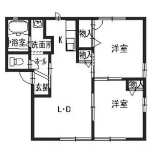フォーレス余部【1階】の間取り