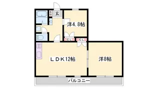 コンパスローズ白浜【3階】の間取り