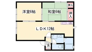 加古川市西神吉町(メゾンティファ)【2階】の間取り