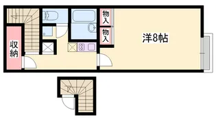 レオネクストひょうご東条【205号室】の間取り