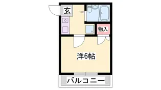 サンパレス【2階】の間取り