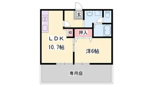 プランドール【1階】の間取り