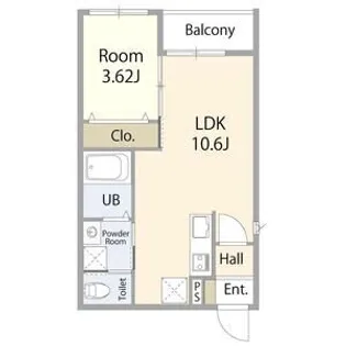 ジュネス寺家町【1階】の間取り