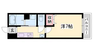 ラフェスタ妻鹿【3階】の間取り