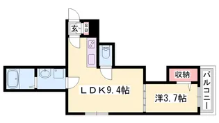 Habitasion京口【2階】の間取り
