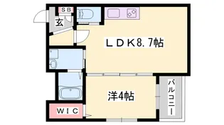 Habitasion京口【3階】の間取り