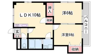 エスポワール【205号室】の間取り