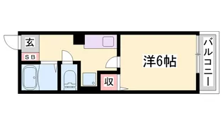 ベルセゾンミキ【1階】の間取り