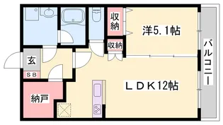 アーバン・フラッツ加西【305号室】の間取り
