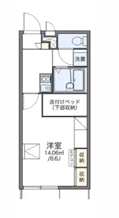 レオパレスFOREVER【102号室】の間取り