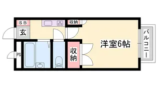 ウエルメント赤穂【2階】の間取り