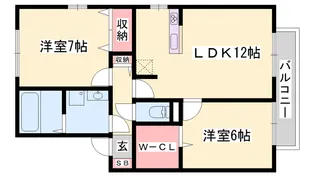 アートマン榮【2階】の間取り