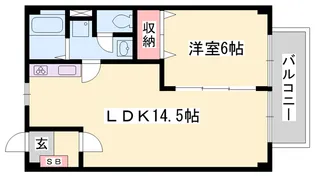 アメニティー白浜B【105号室】の間取り