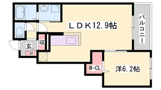 エレガンテ ヴィラⅠ【1階】の間取り