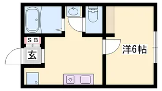 きっか中島【104号室】の間取り