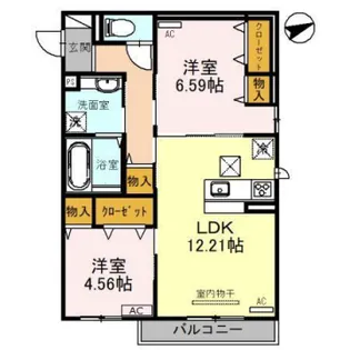 グランモア匠【2階】の間取り