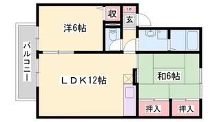 メイプルハイツ【2階】の間取り