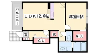 ローズミードS Ⅰ【1階】の間取り