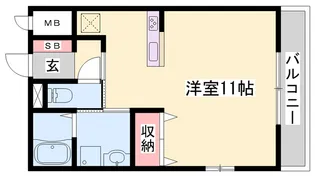 メガ・パラーシオ【202号室】の間取り