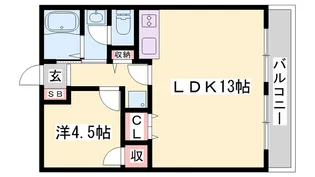 シティ青山【105号室】の間取り