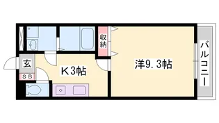 ホッフェン シュタット【202号室】の間取り