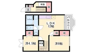 サンマリー【2階】の間取り