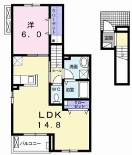 リーシェ【2階】の間取り
