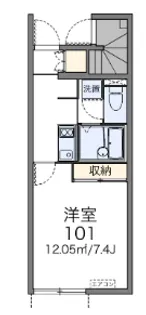 レオネクスト葵【108号室】の間取り
