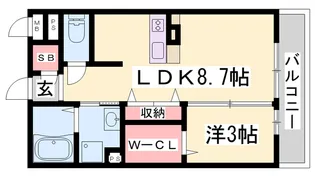 Ott’s Palace【2階】の間取り