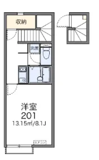 レオネクスト葵【206号室】の間取り