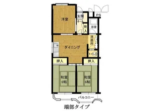 播磨城ノ宮 1号棟【2階】の間取り