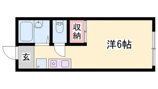 アプト上野田【201号室】の間取り
