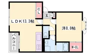 スカイドリーム【1階】の間取り