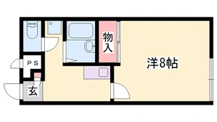 レオパレス彩【104号室】の間取り