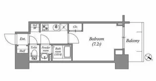 GENOVIA神戸湊公園【7階】の間取り
