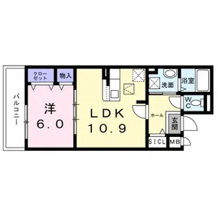 プレミアスペースⅡ【2階】の間取り