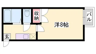 エトランス太子【208号室】の間取り