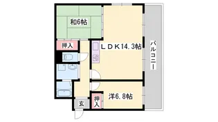 セントラルメゾン【2-A号室】の間取り