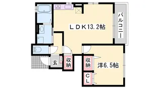 ピアチェーヴォレⅡ【1階】の間取り