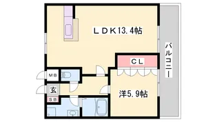 ストーク ミヤタ【2階】の間取り