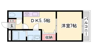 ガーデンホームオーブ【2階】の間取り