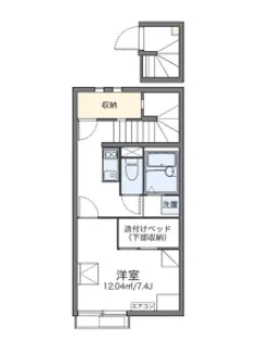レオネクストフィオーレ太子【202号室】の間取り