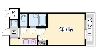 サンロード・スクエア・ショウワ【4階】の間取り