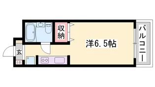 ジュネス北在家【101号室】の間取り