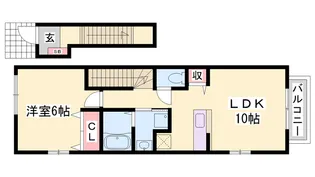 フラン・ブリーズ【2階】の間取り