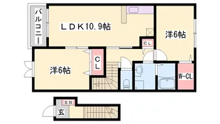 ディアス・カーサ【2階】の間取り