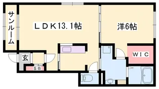 ヴィータ・イン・アエテルヌム【1階】の間取り
