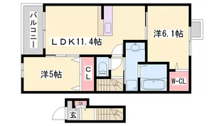 Kibou S【2階】の間取り