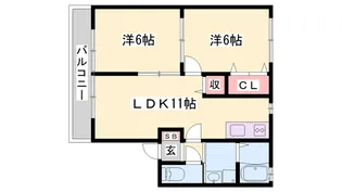 フルーレ【1階】の間取り